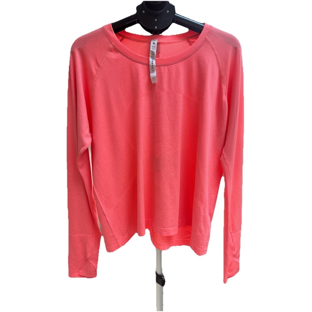 NEW Lululemon Swiftly Tech Long Sleeve 2.0 * Race Size 20 Sunset